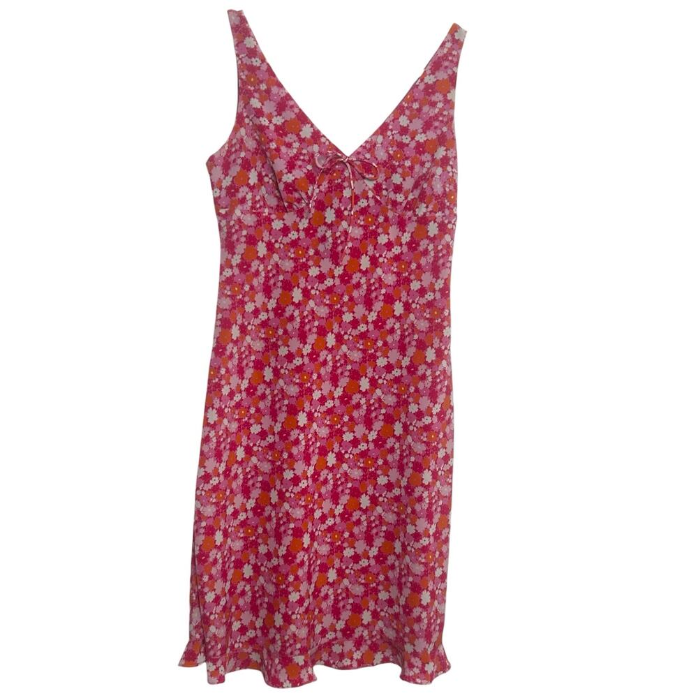 Vintage Express Colorful Floral Sleeveless Summer Dress Size 5/6